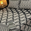 Cotton Gold fabric King Size Bed Sheet