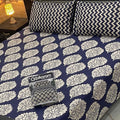 Cotton Gold fabric King Size Bed Sheet