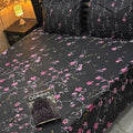 Cotton Gold fabric King Size Bed Sheet