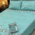 Cotton Gold fabric King Size Bed Sheet