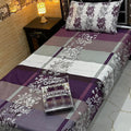 Cotton Gold fabric Single Pair Bed Sheets Set