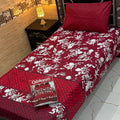 Cotton Gold fabric Single Pair Bed Sheets Set