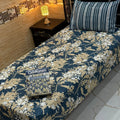 Cotton Gold fabric Single Pair Bed Sheets Set