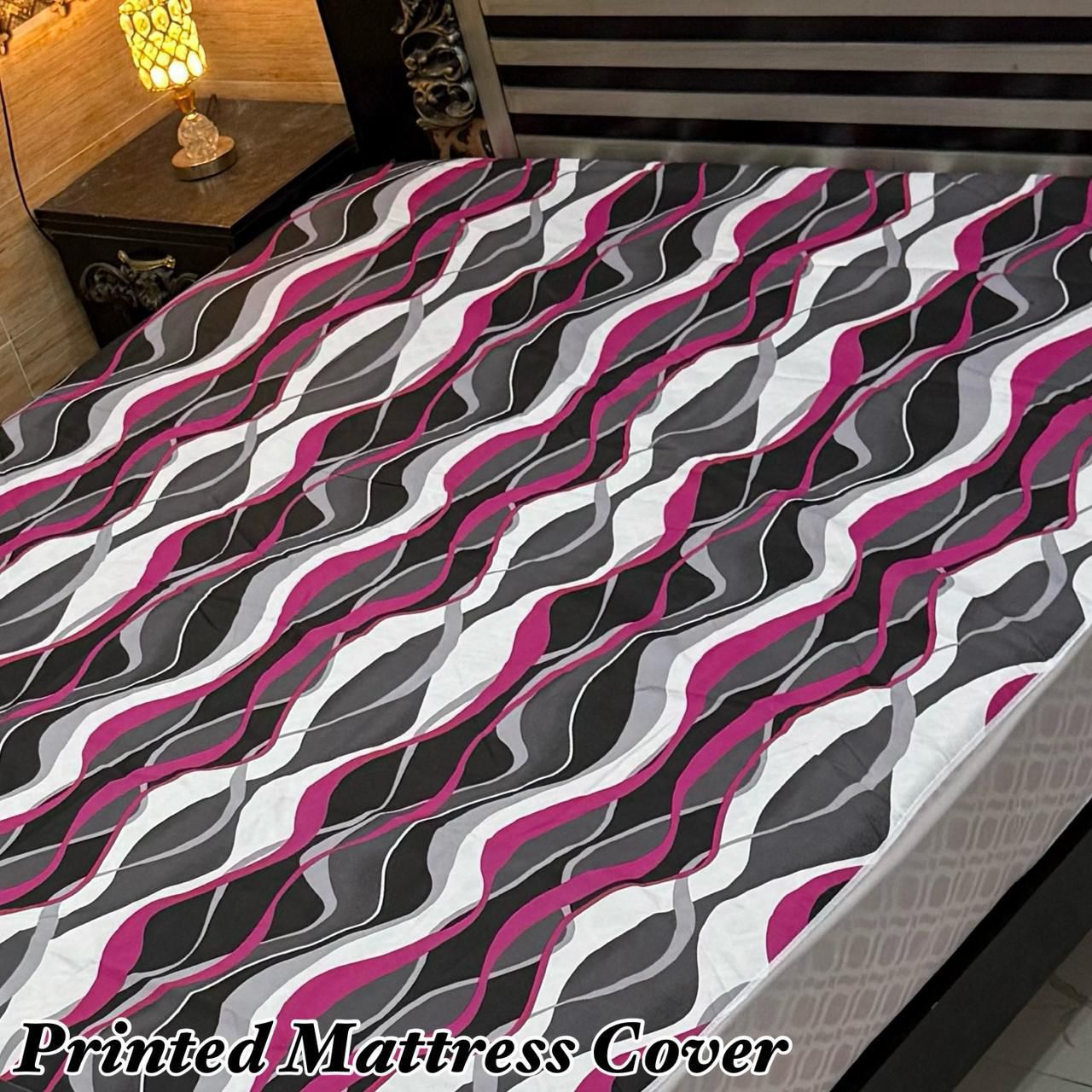 King Size Printed Mattress Covers